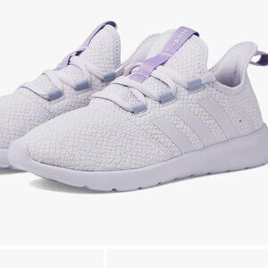 ADIDAS Cloudfoam Ultimate footwear white/ light grey/labender  women size 8.5